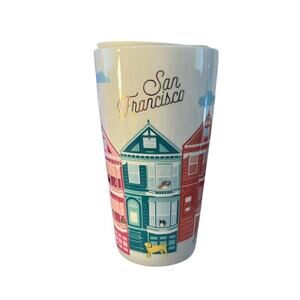 NWT Starbucks San Francisco Ceramic Double Wall Traveler Tumbler 12 oz